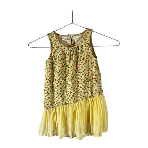GAP Other - Gap Floral Yellow Dress girls size 3t